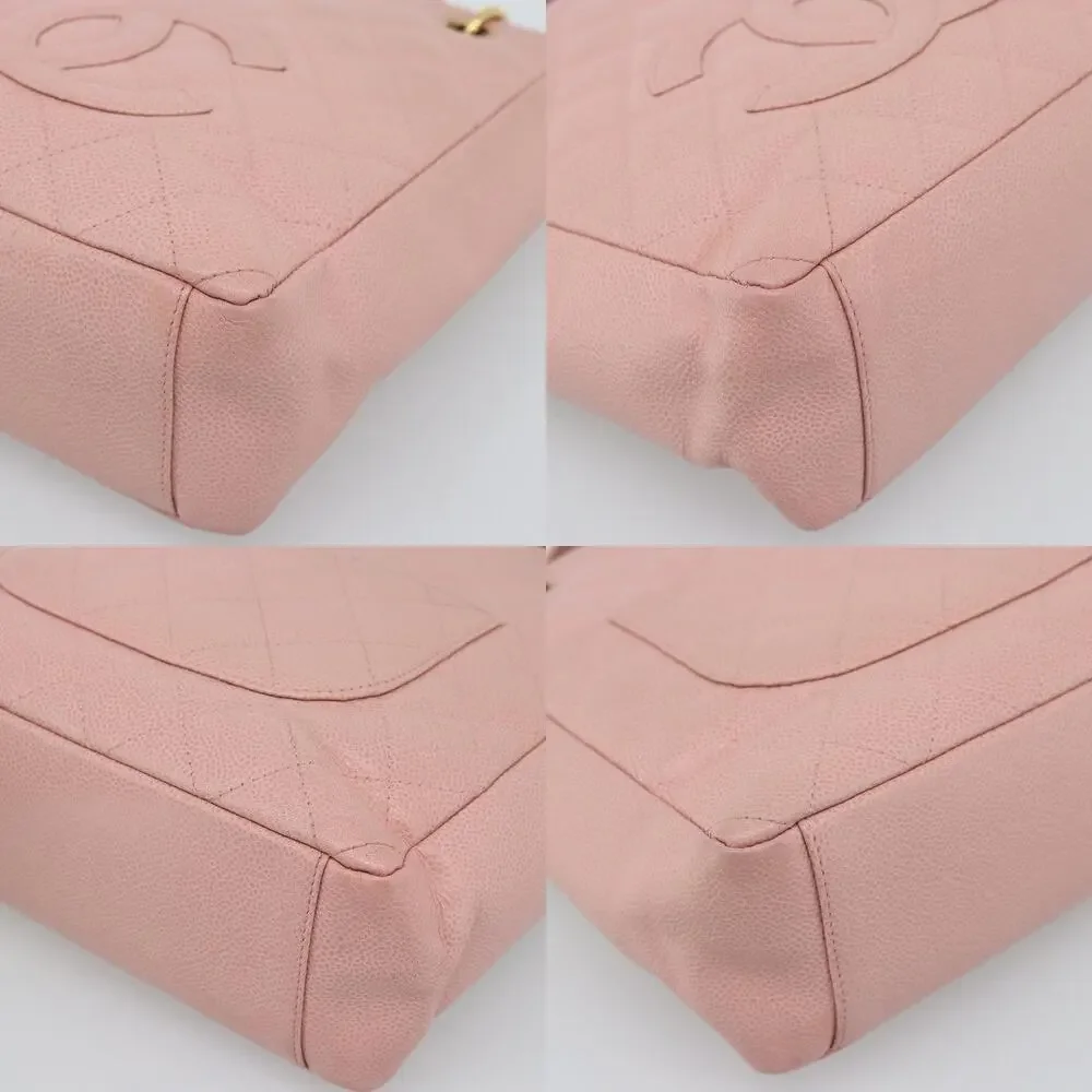 Chanel Matelasse Pst Chain Tote Pink Caviar